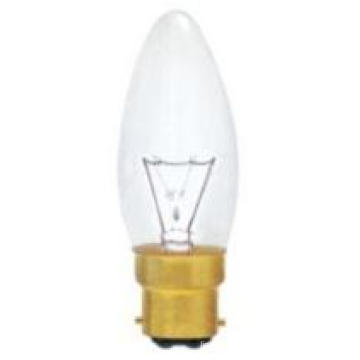 B22D mais novo Produto Candle Clear Lamp (C35MM)